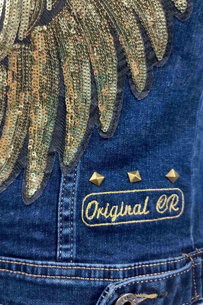 Dark Gold Jean Jacket - Imagen 10