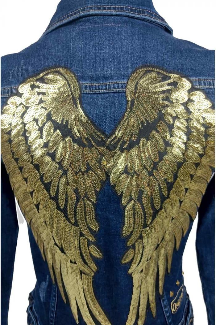 Dark Gold Jean Jacket - Imagen 9