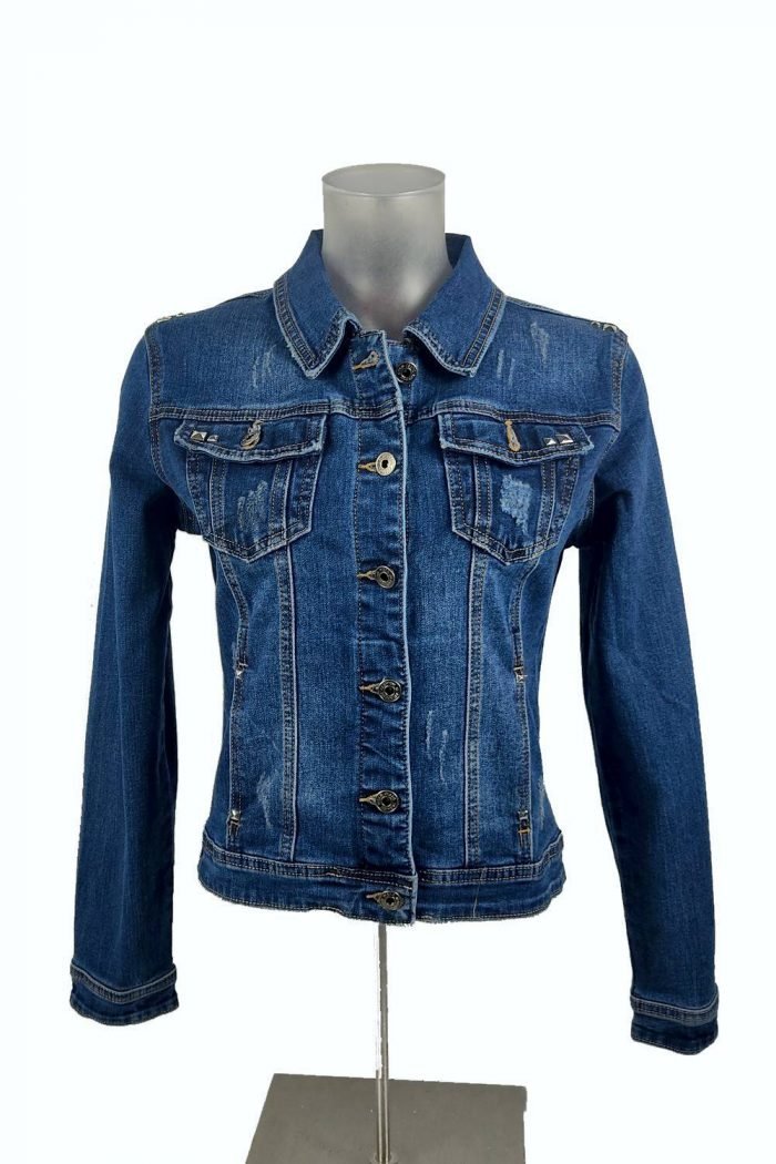 Dark Silver Jean Jacket - Imagen 2