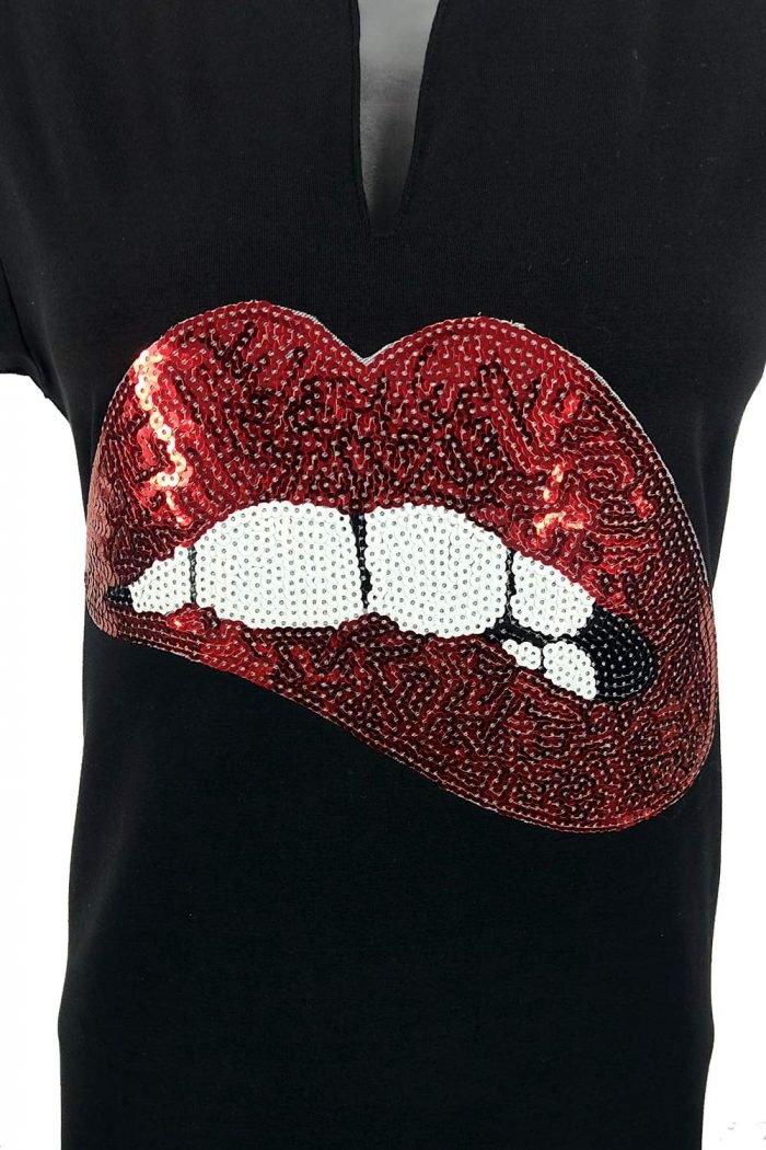 Camiseta Labios  Lentejuela - Imagen 5